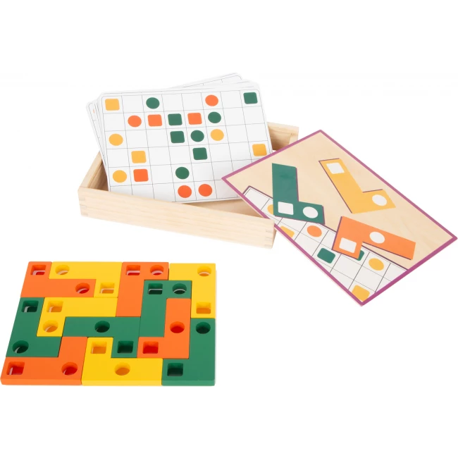Leerspel Tetris Puzzel