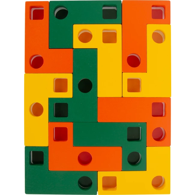 Leerspel Tetris Puzzel