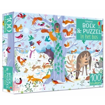 Boek & Puzzel - In het bos 100st