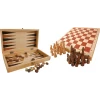 Speelkoffer Schaken / Dammen / Backgammon