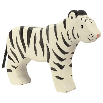 Holztiger Witte Tijger 15 x 11 cm
