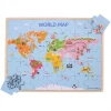 Wereldkaart Puzzel 35st