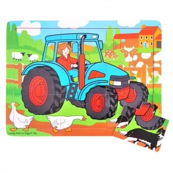 Puzzel Tractor 9st